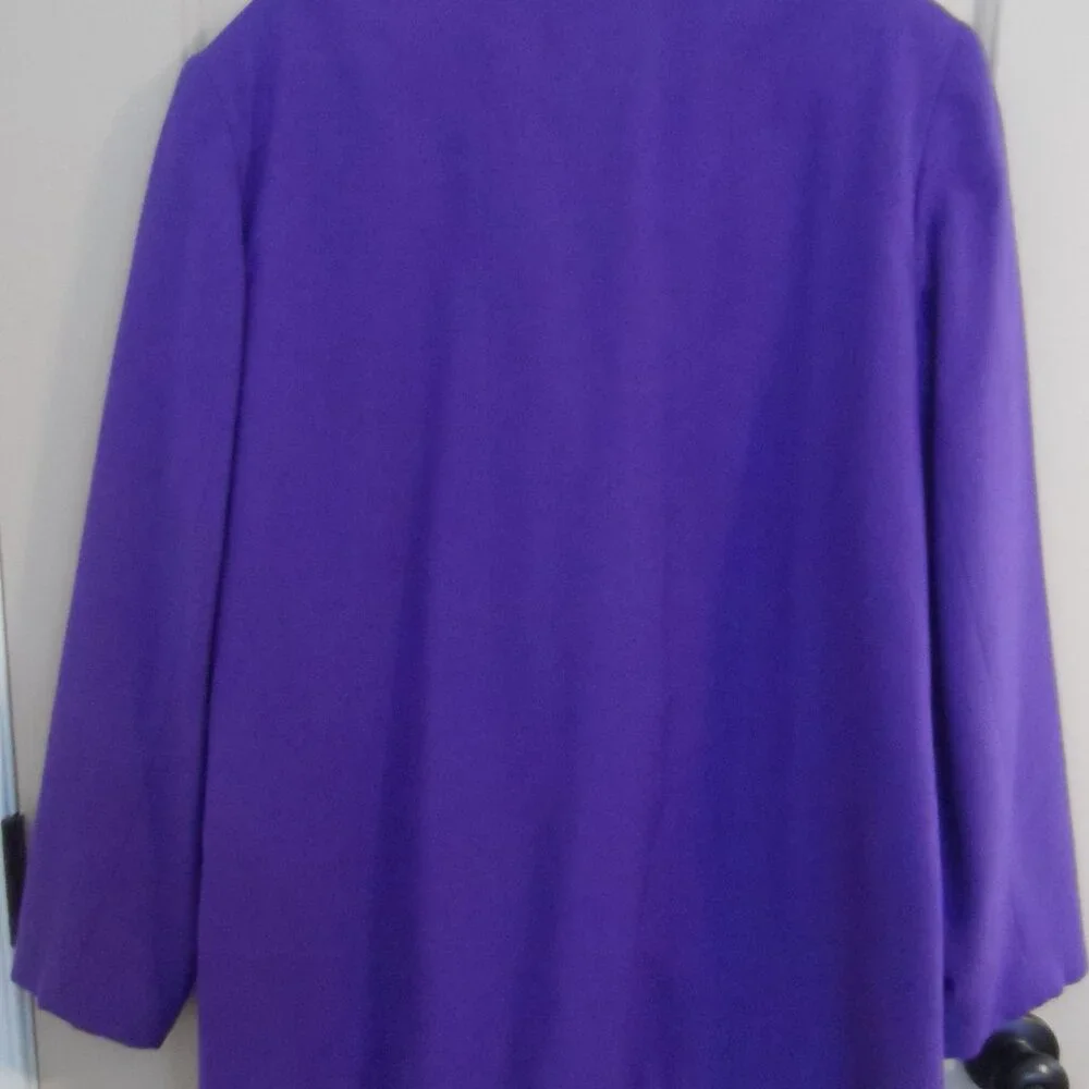 Purple Blazer Womens Size 18 by Requirements - Picture 3 of 5